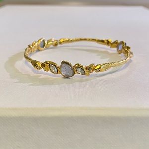 Alexis Bittar gold bangle